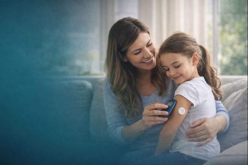 Família convivendo com diabetes tipo 1 e tipo 2